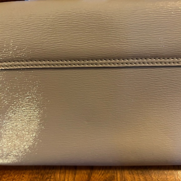 Kate Spade Gray Shoulder Bag Purse Chained Strap - Picture 9 of 13